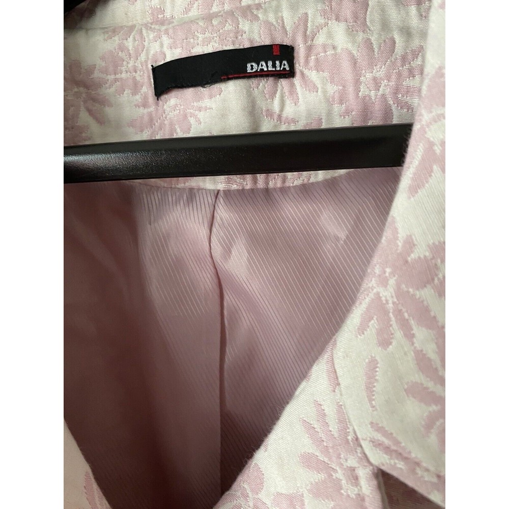 Dalia Women’s Pink Floral 3 Buttons Front Blazer Size 8 - Picture 4 of 5